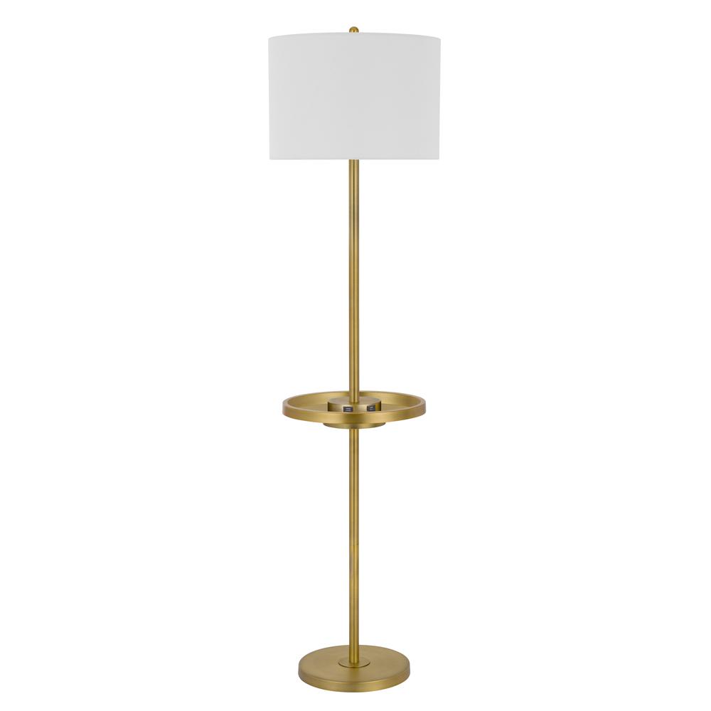 150W 3 Way Crofton Metal Floor Lamp. Picture 1