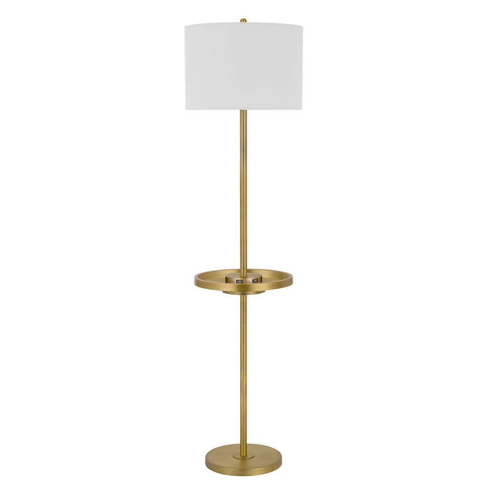 150W 3 Way Crofton Metal Floor Lamp. Picture 1