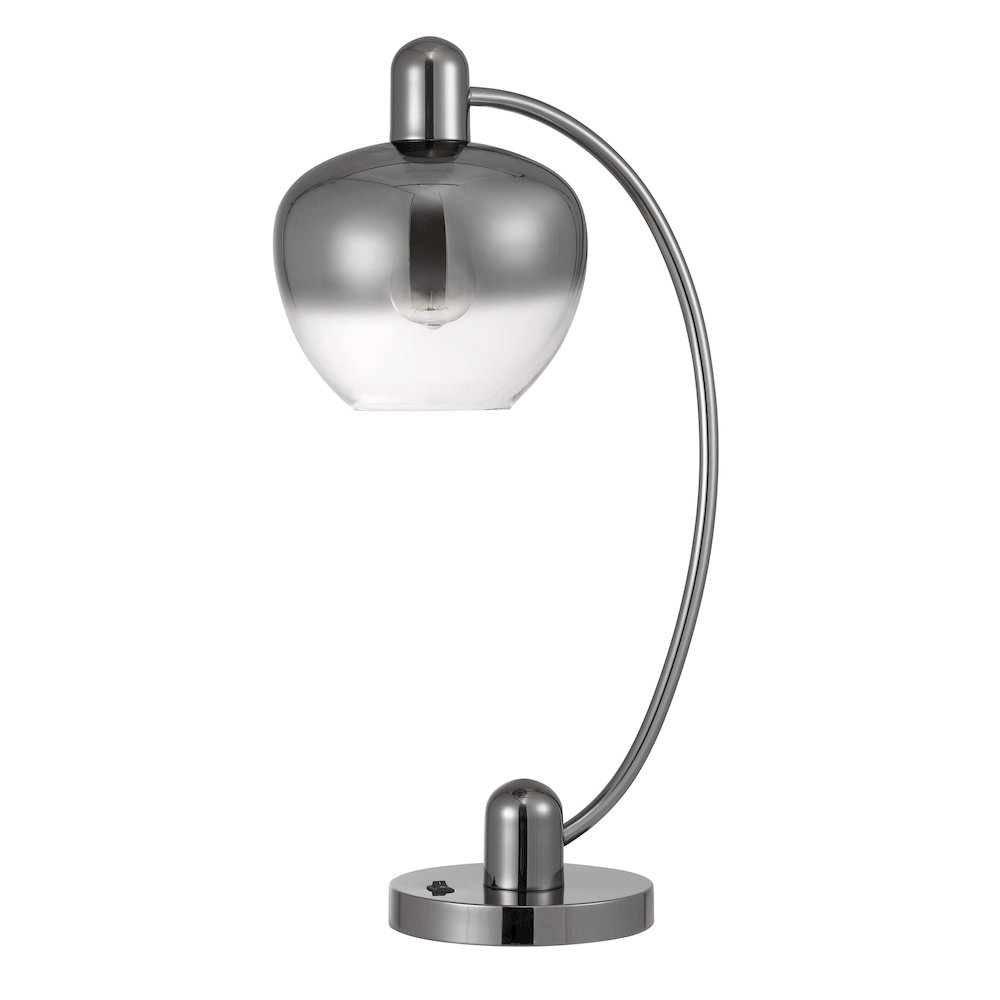 40W Brookline Metal Arc Table Lamp. Picture 1