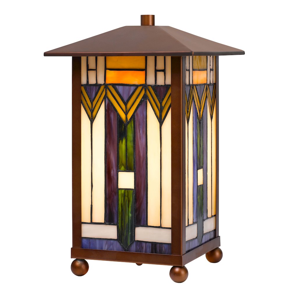 25W Tiffany Accent Lamp. Picture 1