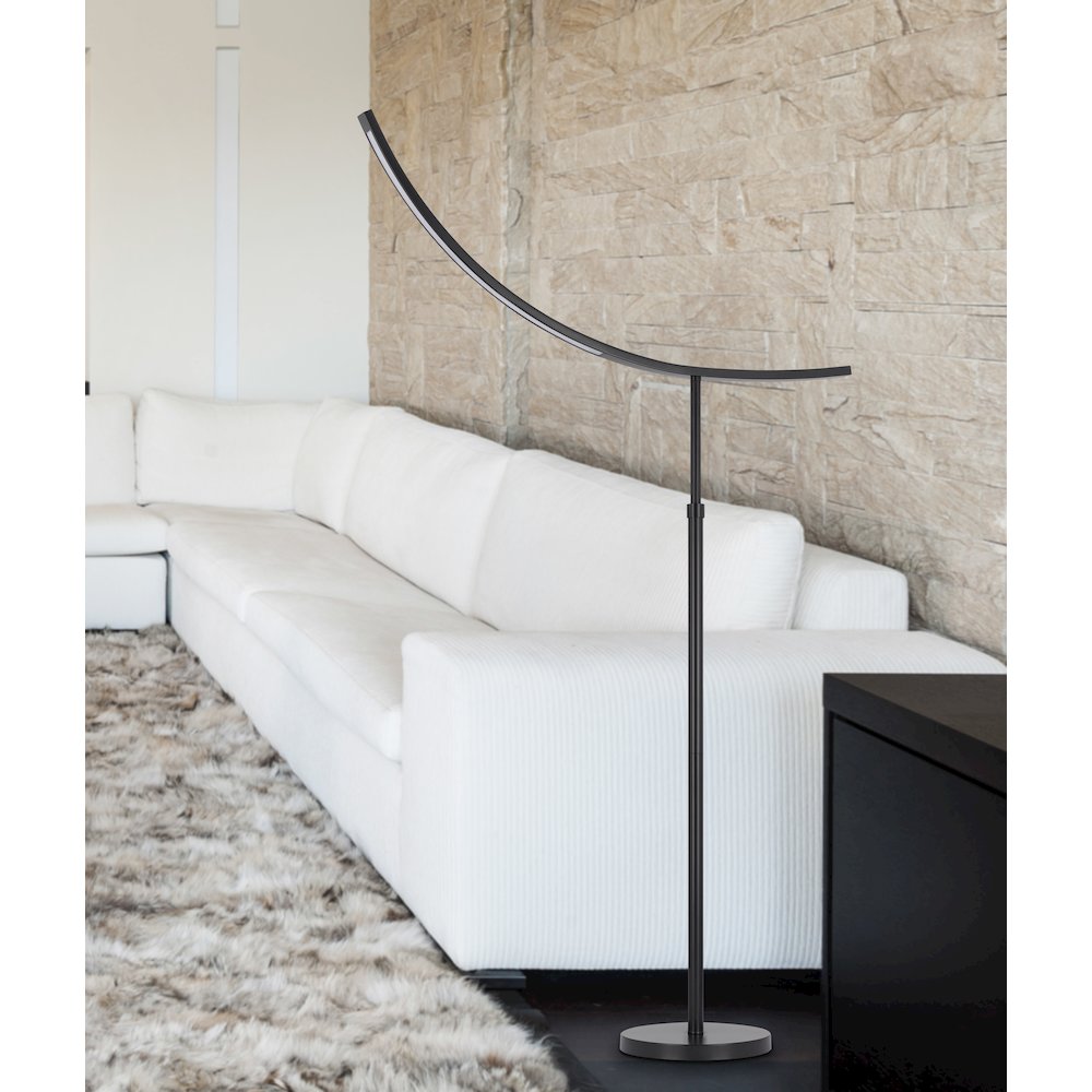 17W, 3K, 1200 Lumen Metal Intergrated Led Adjustable Floor Lamp. Picture 2