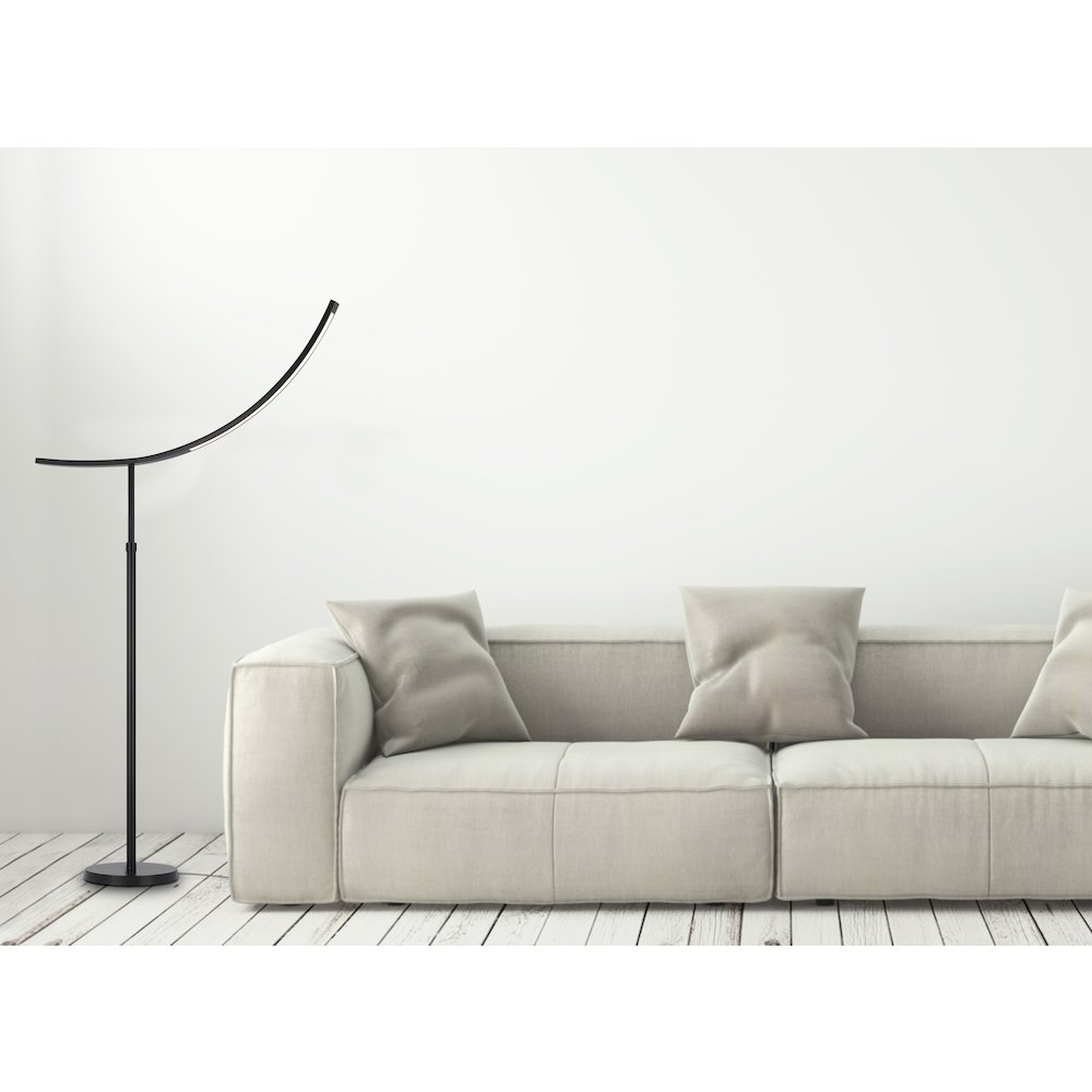 17W, 3K, 1200 Lumen Metal Intergrated Led Adjustable Floor Lamp. Picture 5