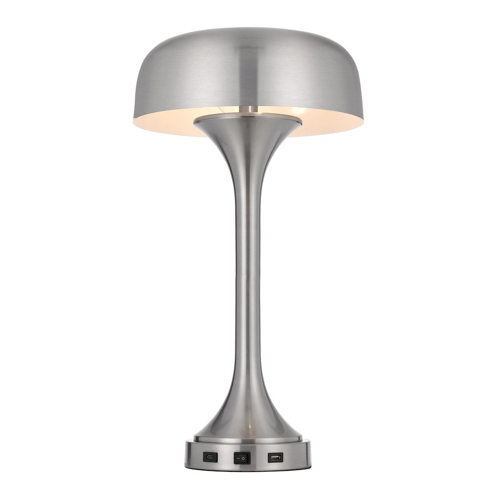 40W X 2 Mushroom Cloud Metal Desk Lamp. Picture 1