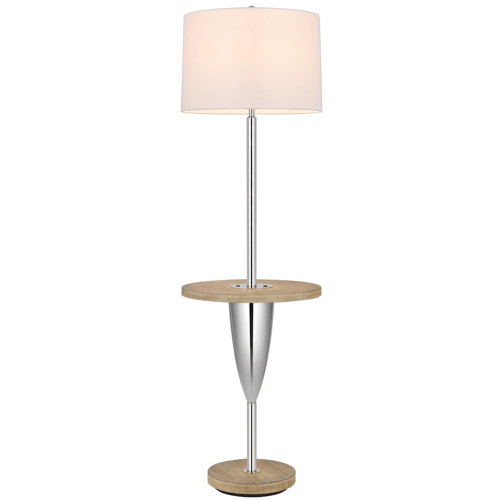 150W 3 Way Lockport Metal Floor Lamp. Picture 2
