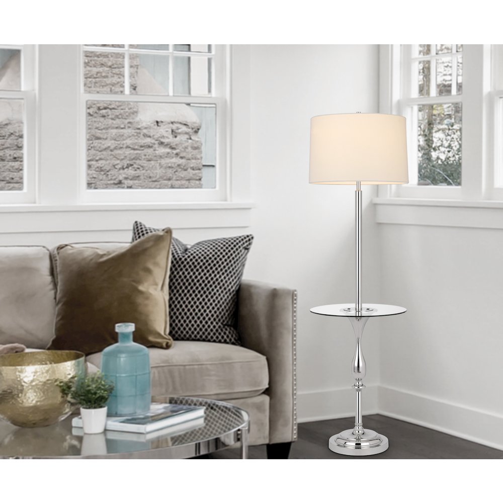150W 3 Way Sturgis Metal Floor Lamp. Picture 5