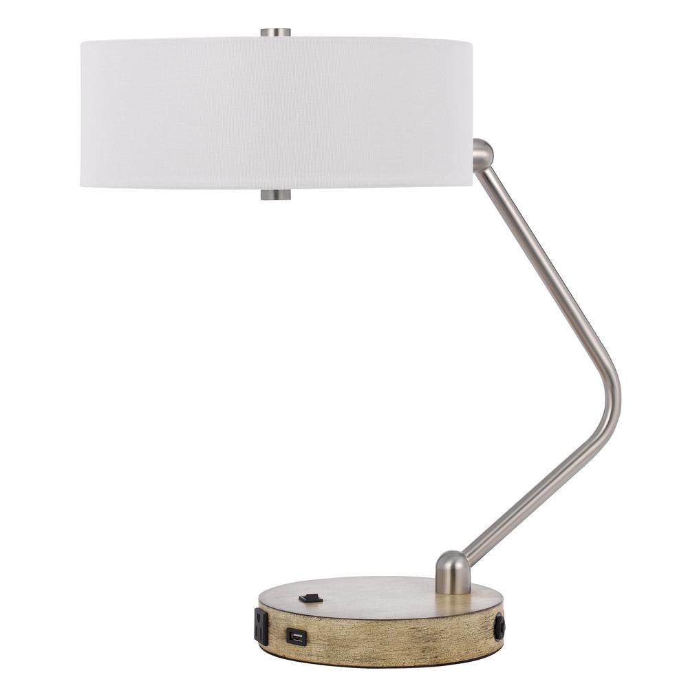 60W X 2 Marcos Metal Desk Lamp. Picture 1