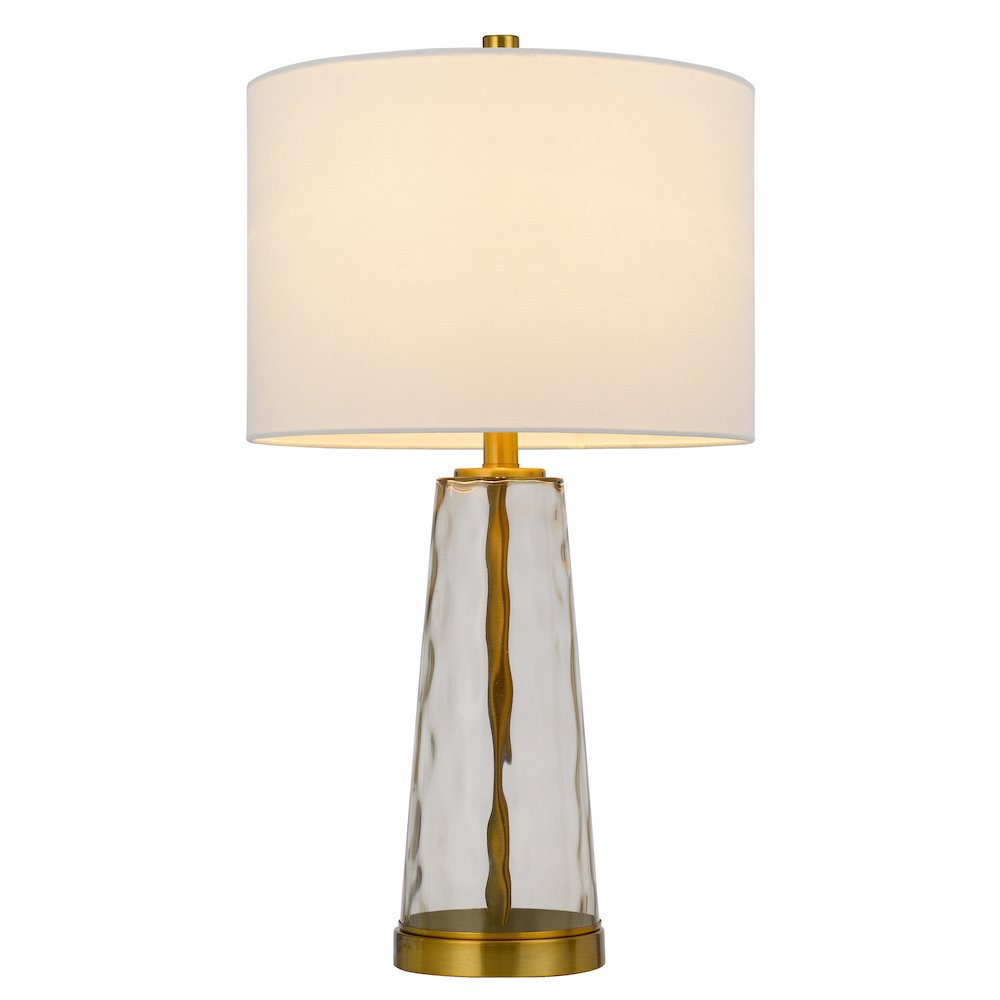 100W Heber Glass Table Lamp. Priced And Sold As Pairs. Picture 1