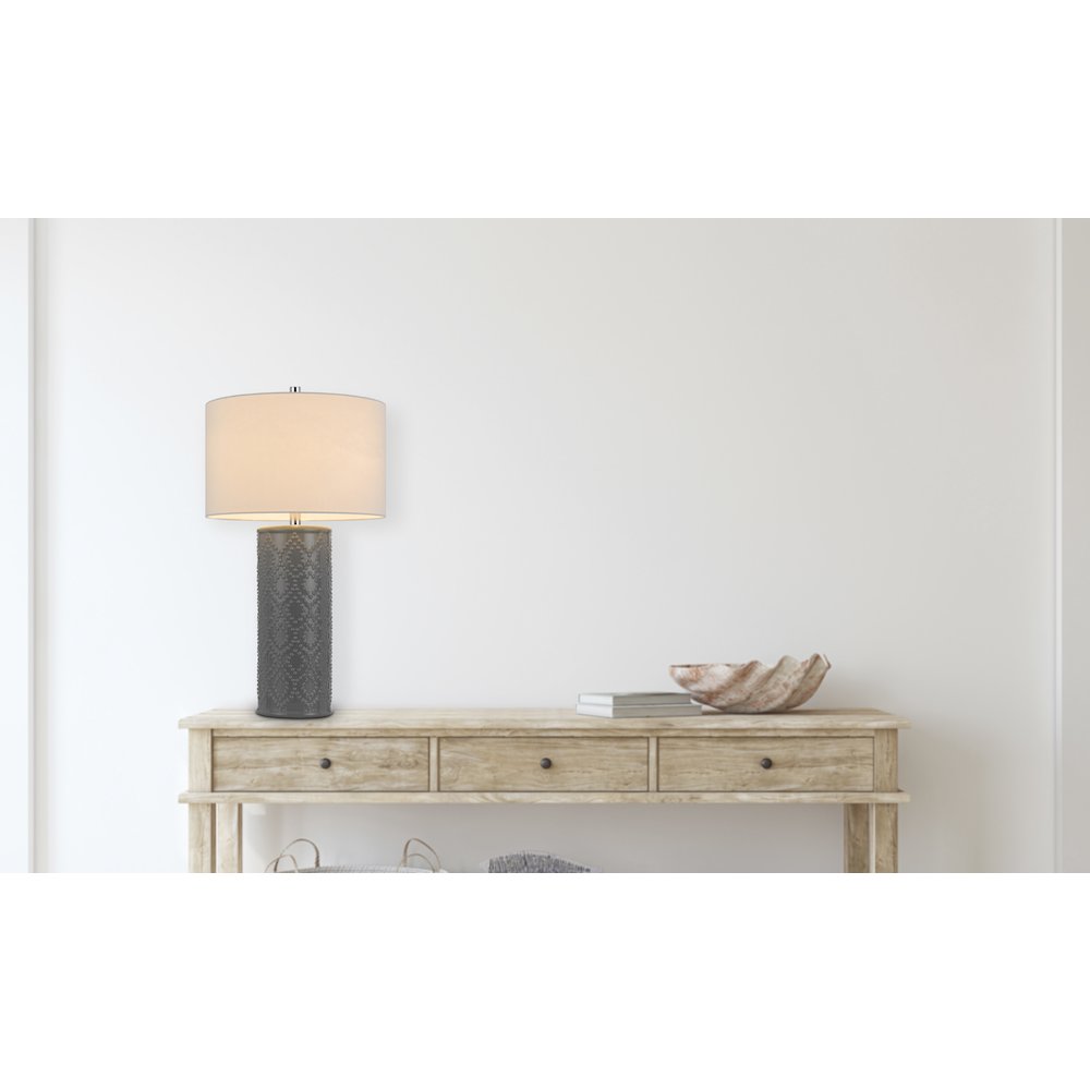 150W 3 Way Castine Ceramic Table Lamp. Priced And Sold As Pairs. Picture 3