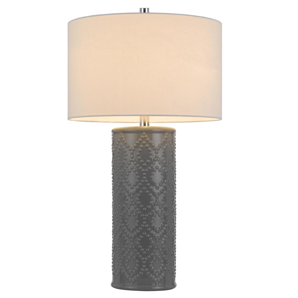 150W 3 Way Castine Ceramic Table Lamp. Priced And Sold As Pairs. Picture 2
