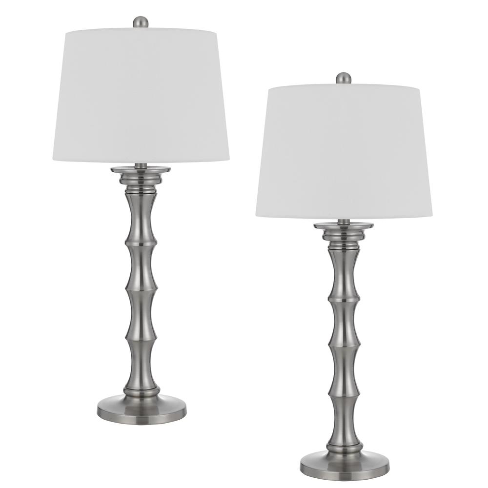 150W 3 Way Rockland Metal Table Lamp. Priced And Sold As Pairs. Picture 1
