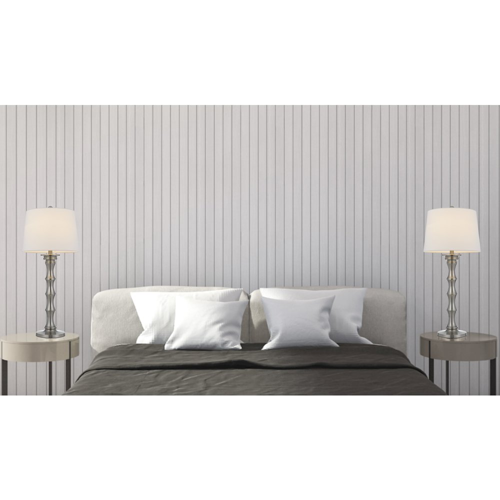 150W 3 Way Rockland Metal Table Lamp. Priced And Sold As Pairs. Picture 4