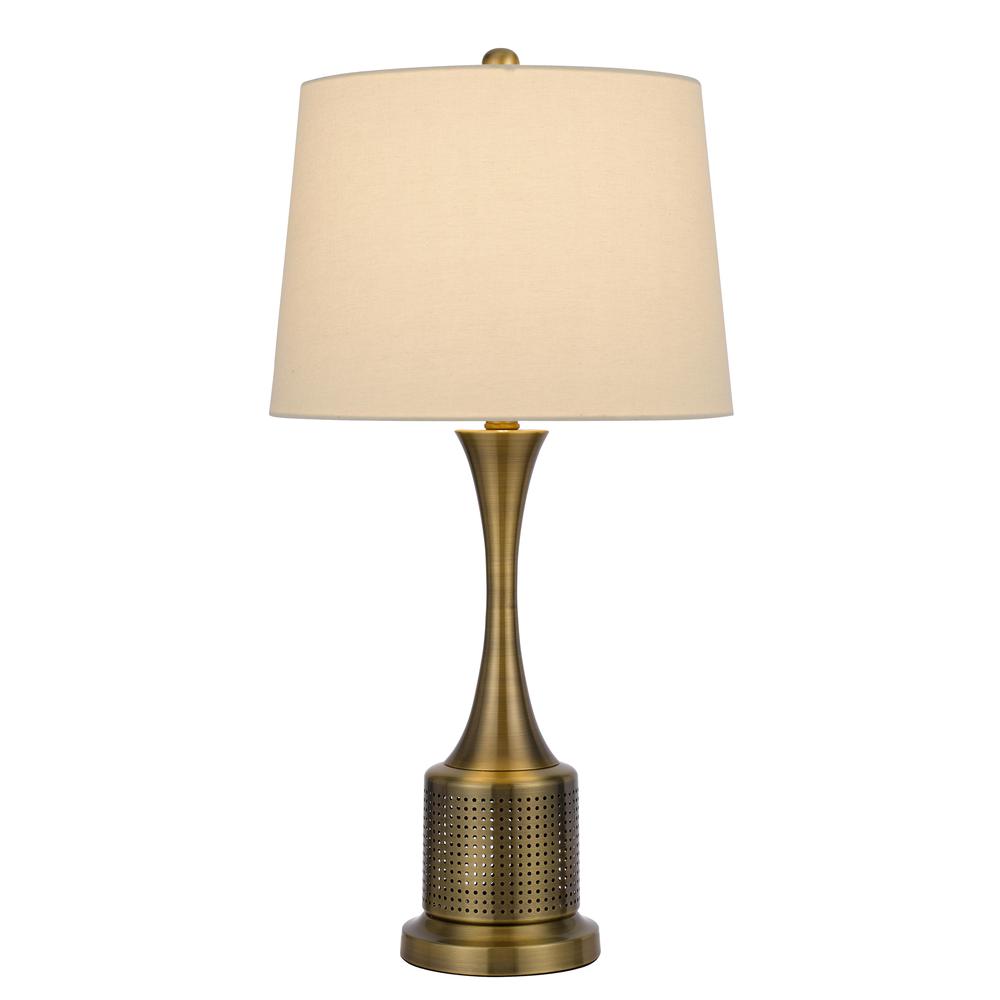 100W Toccoa Metal Table Lamp. Priced And Sold As Pairs. Picture 2