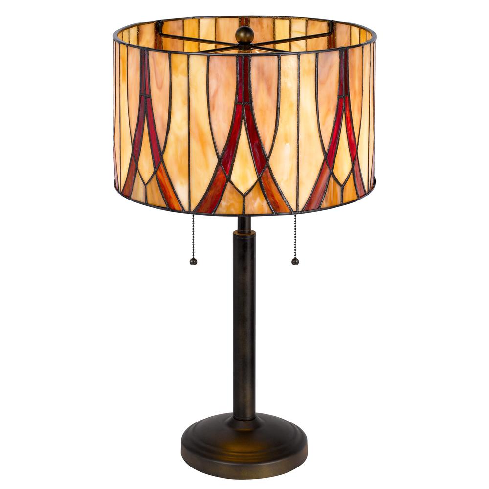 60W X 2 Tiffany Table Lamp. Picture 2