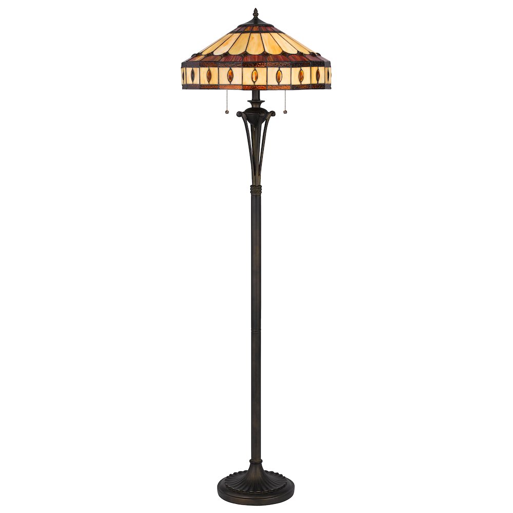 60W X 2 Tiffany Floor Lamp. Picture 5