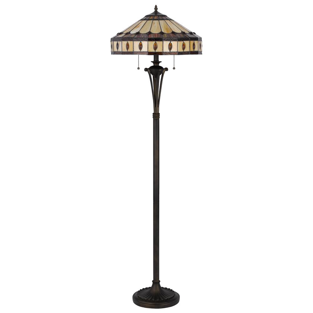 60W X 2 Tiffany Floor Lamp. Picture 3