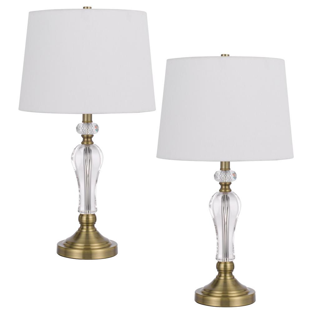 100W Eastham Crystal Table Lamp - Sold And Priced As A Pair. Picture 1