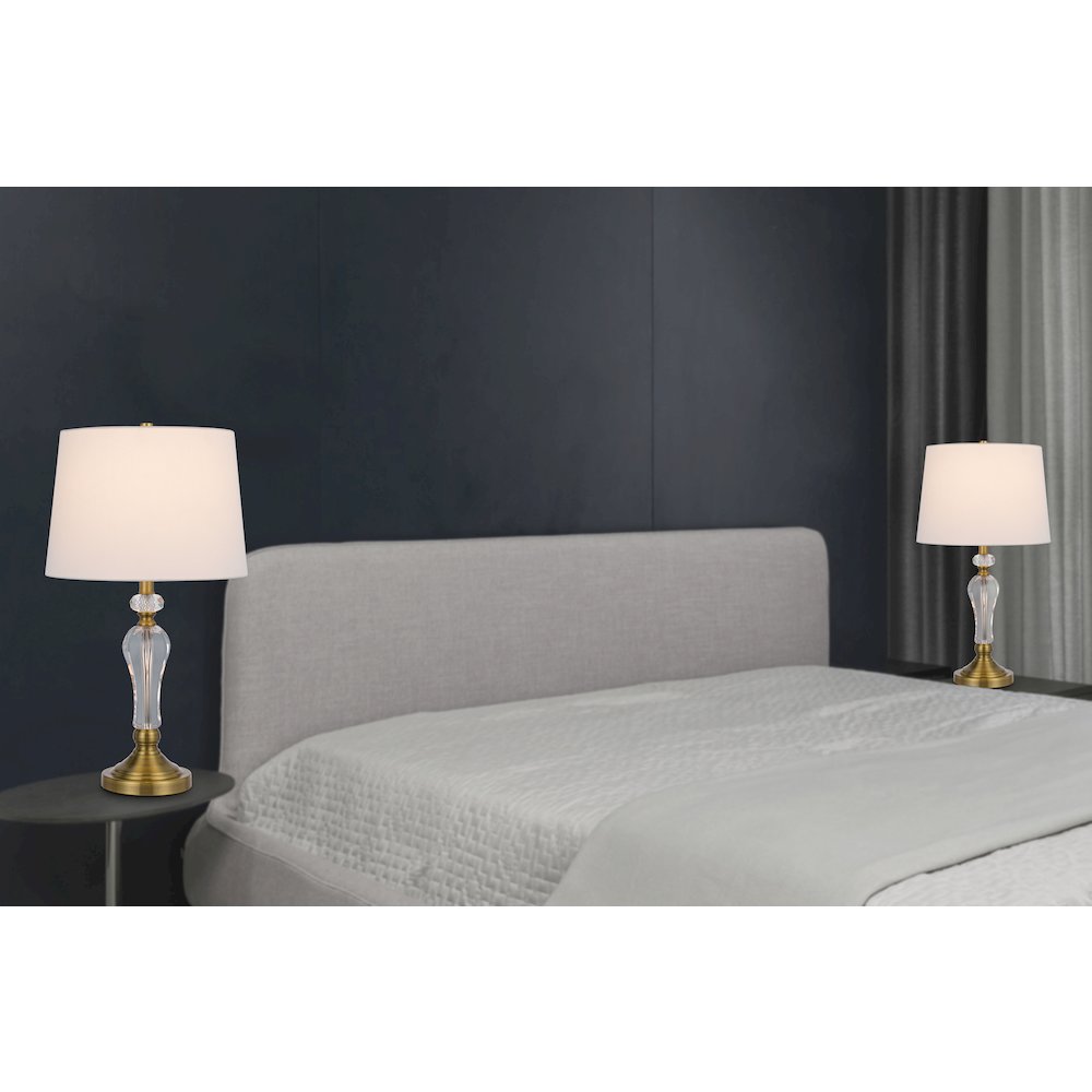 100W Eastham Crystal Table Lamp - Sold And Priced As A Pair. Picture 3