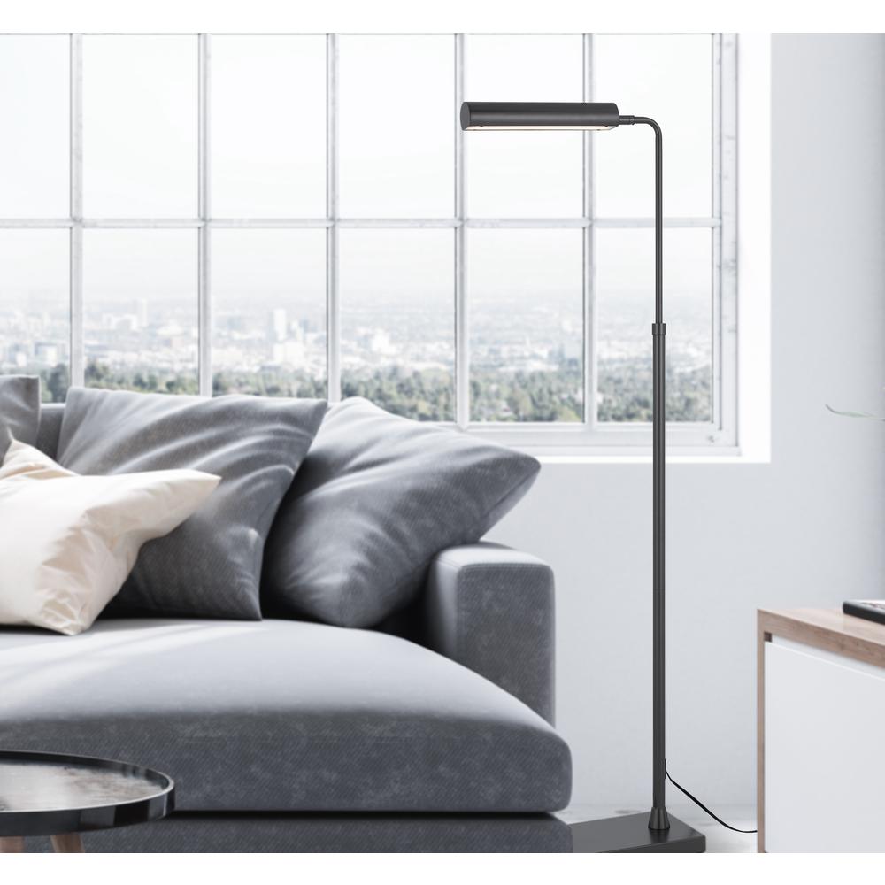 Delray 17W, 3000K Non Dimmable Integrated Led Metal Floor Lamp. Picture 5