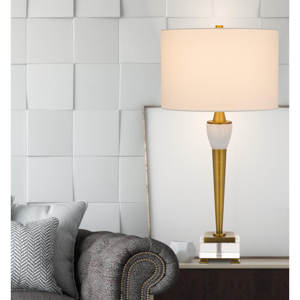 150W 3 Way Bradford Metal Table Lamp. Picture 4