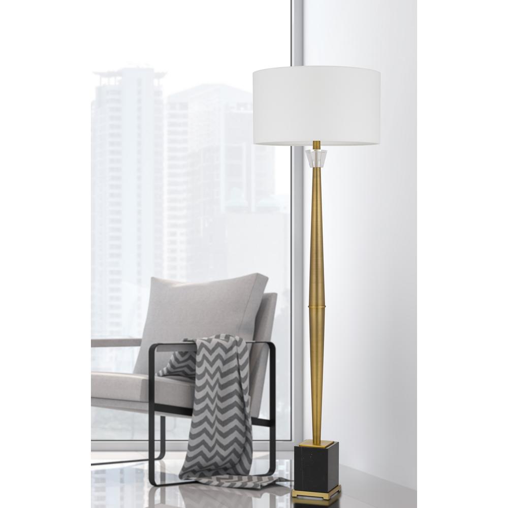 150W 3 Way Salford Metal Floor Lamp. Picture 4