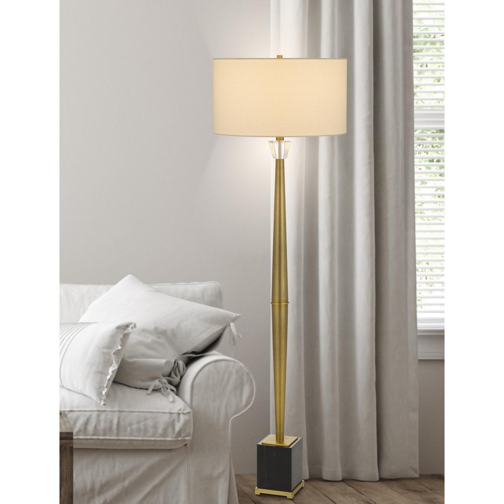 150W 3 Way Salford Metal Floor Lamp. Picture 5