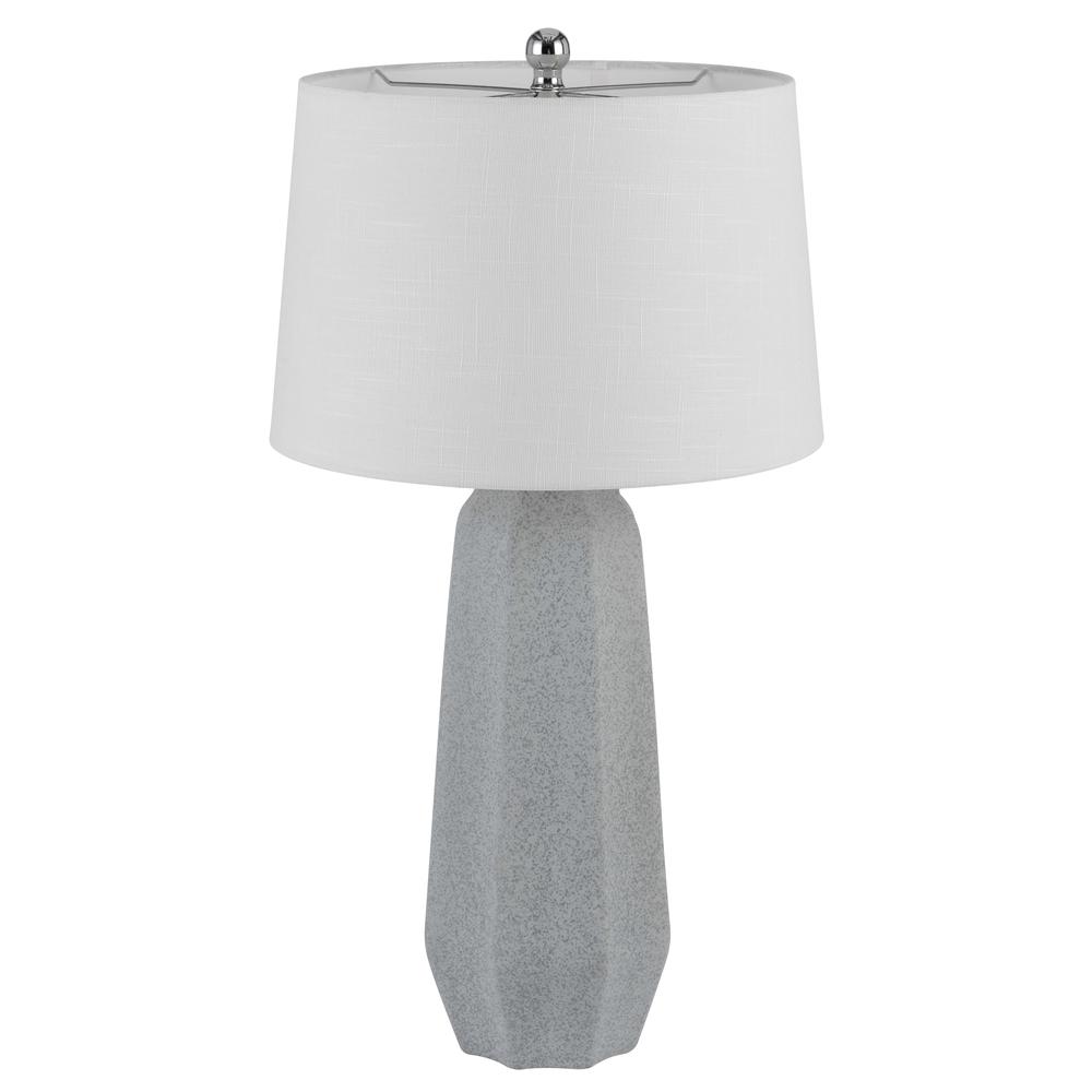 150W 3 Way Drayton Ceramic Table Lamp With Hardback Fabric Shade (Sold In Pairs). Picture 3