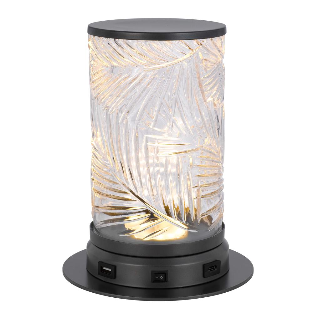 2W Carrington Integrated Led Accent Lamp With Glass Shade. Picture 2