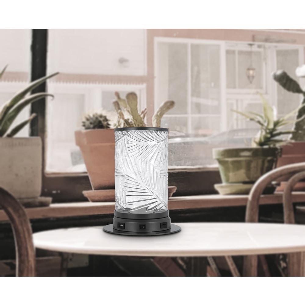 2W Carrington Integrated Led Accent Lamp With Glass Shade. Picture 4