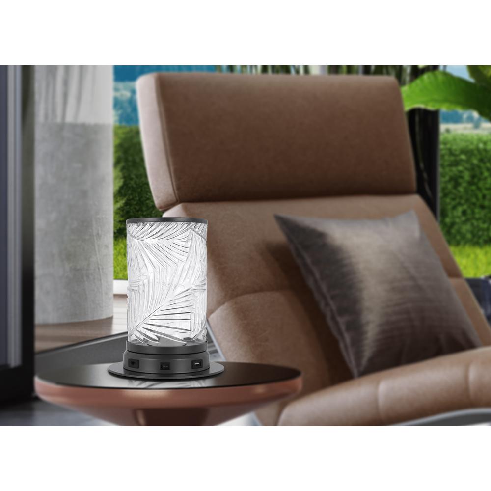 2W Carrington Integrated Led Accent Lamp With Glass Shade. Picture 5