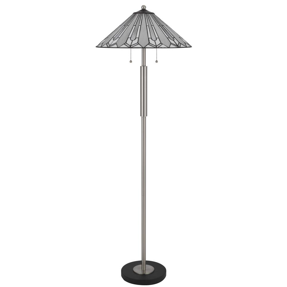 60W X 2 Muirfield Tiffany Floor Lamp. Picture 2