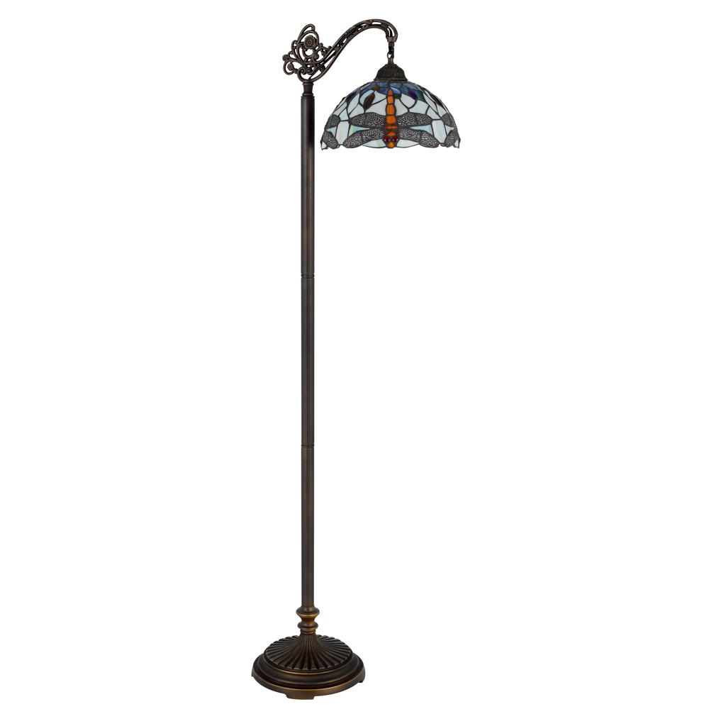 60W Colebridge Downbridge Tiffany Floor Lamp. Picture 2