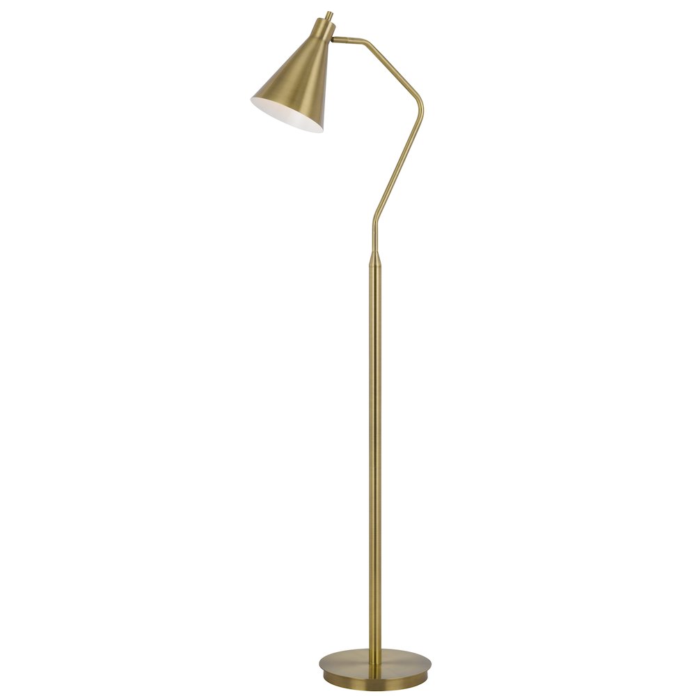 Type A led bulb 15W max. Capstone task metal floor lamp with swivel shade. Picture 1