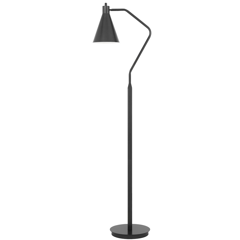 Type A led bulb 15W max Capstone task metal floor lamp with swivel shade. Picture 5