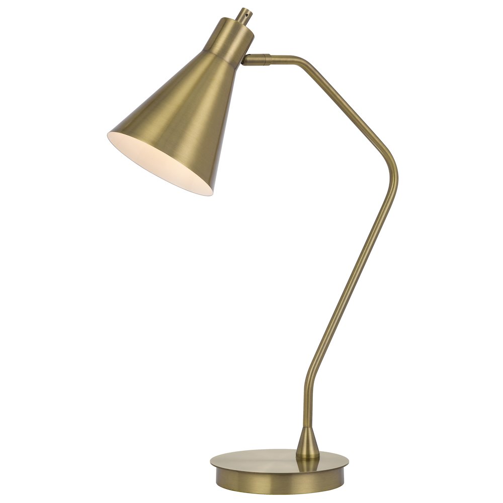 Type A led bulb 12W max. Capstone task metal table lamp with swivel shade. Picture 1