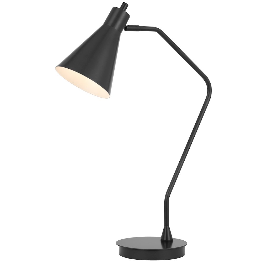 Type A led bulb 12W max. Capstone task metal table lamp with swivel shade. Picture 1