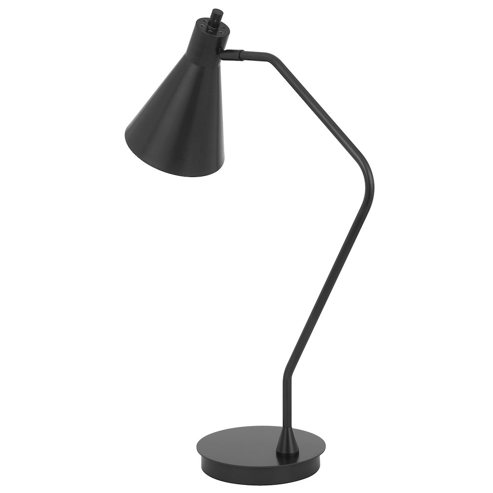 Type A led bulb 12W max. Capstone task metal table lamp with swivel shade. Picture 2