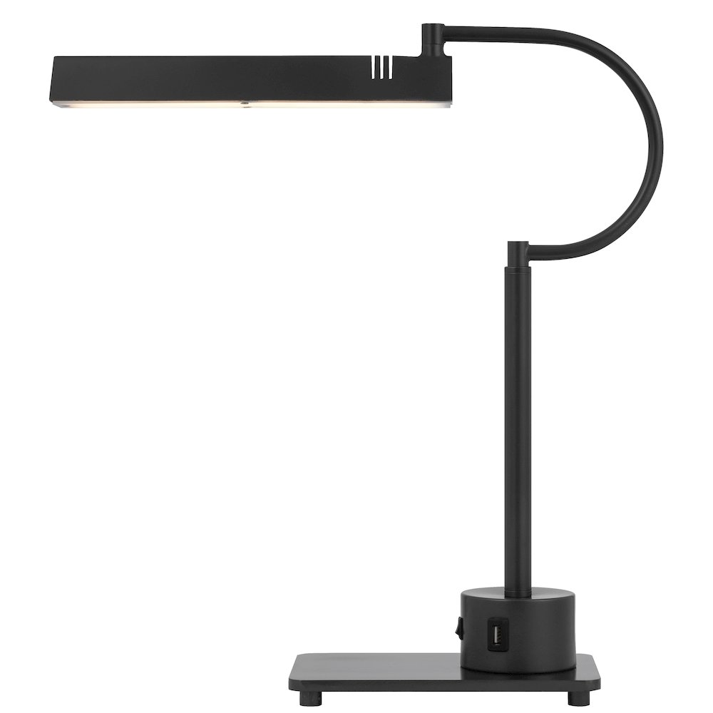 led 12W SOHO metal desk lamp with 2 USB ports. Picture 5