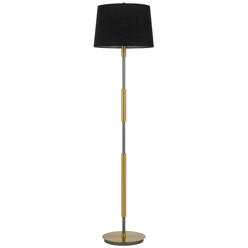 150W 3 way Ciudad metal two tone floor lamp. Picture 2