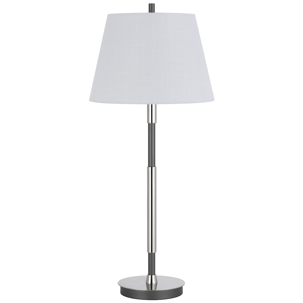 150W 3 way Ciudad metal two tone table lamp. Picture 5
