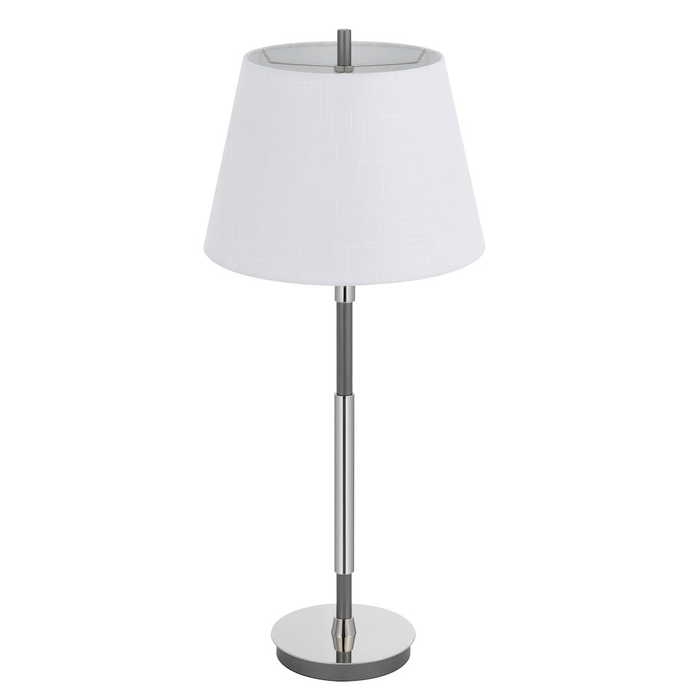 150W 3 way Ciudad metal two tone table lamp. Picture 2