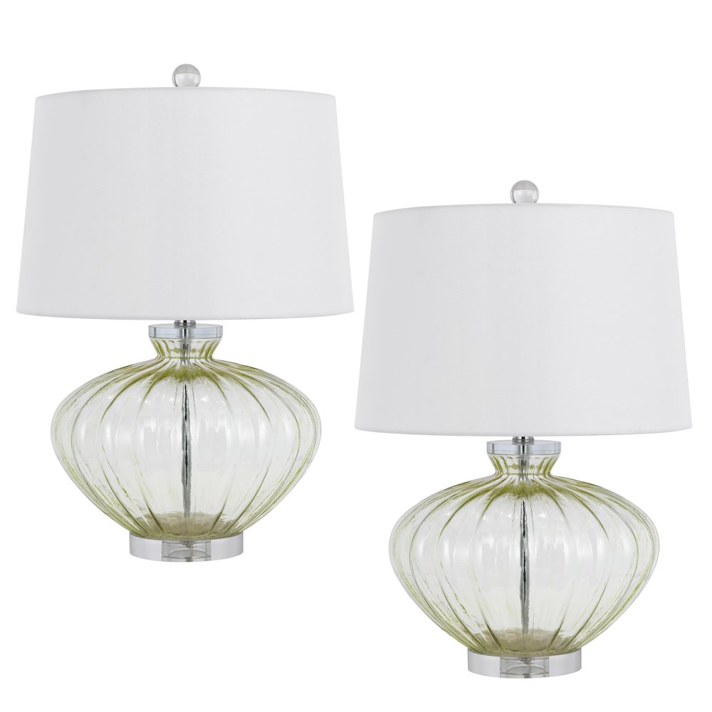 150W 3 way Delta glass table lamp. Sold in pairs. Picture 5