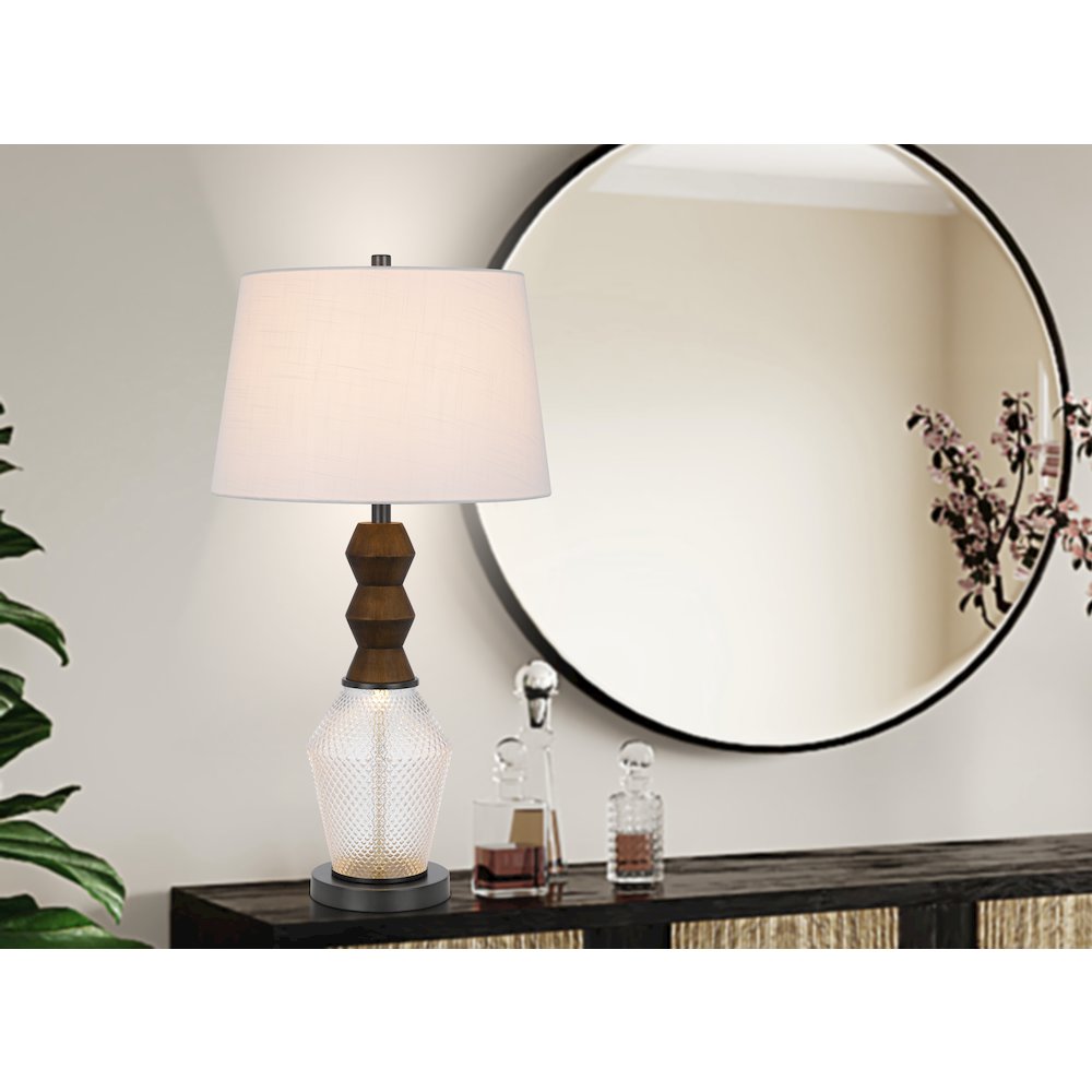 100W led Harlan metal/glass table Lamp. Picture 3