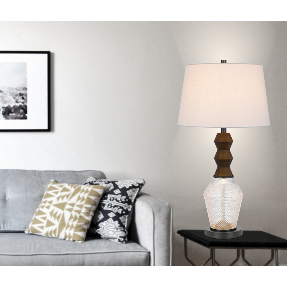 100W led Harlan metal/glass table Lamp. Picture 4