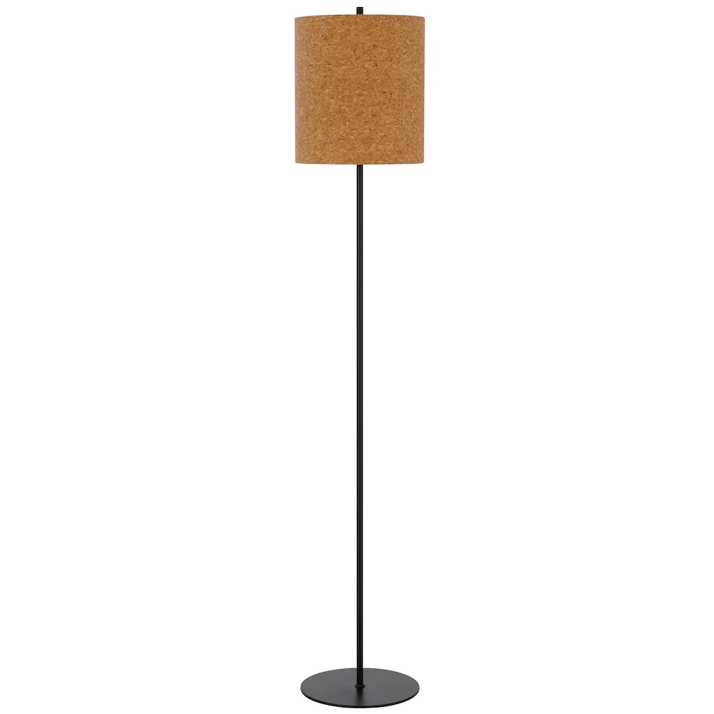 100W metal floor lamp with corks shade. Picture 5