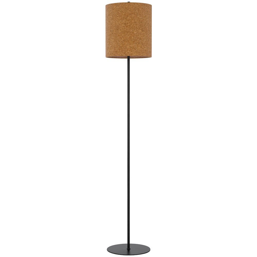 100W metal floor lamp with corks shade. Picture 2