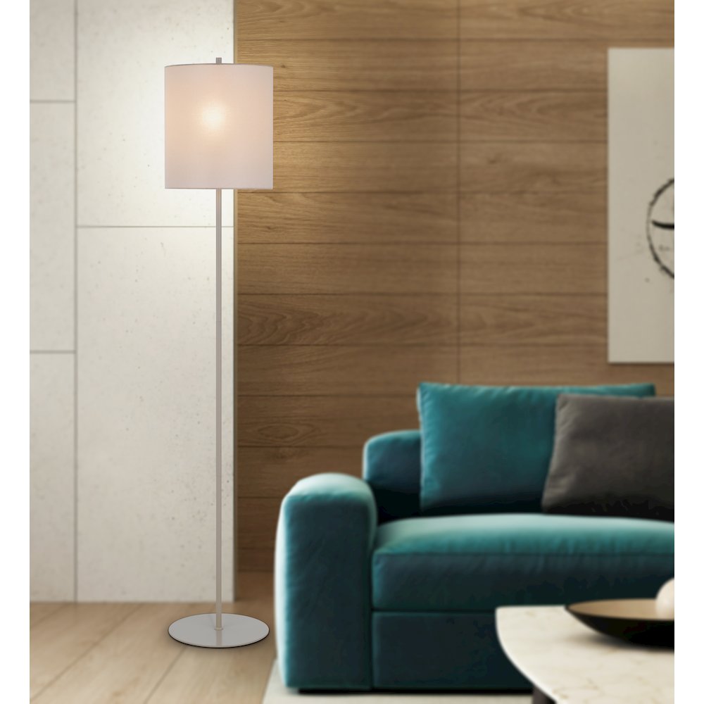 100W metal floor lamp with corks shade. Picture 4