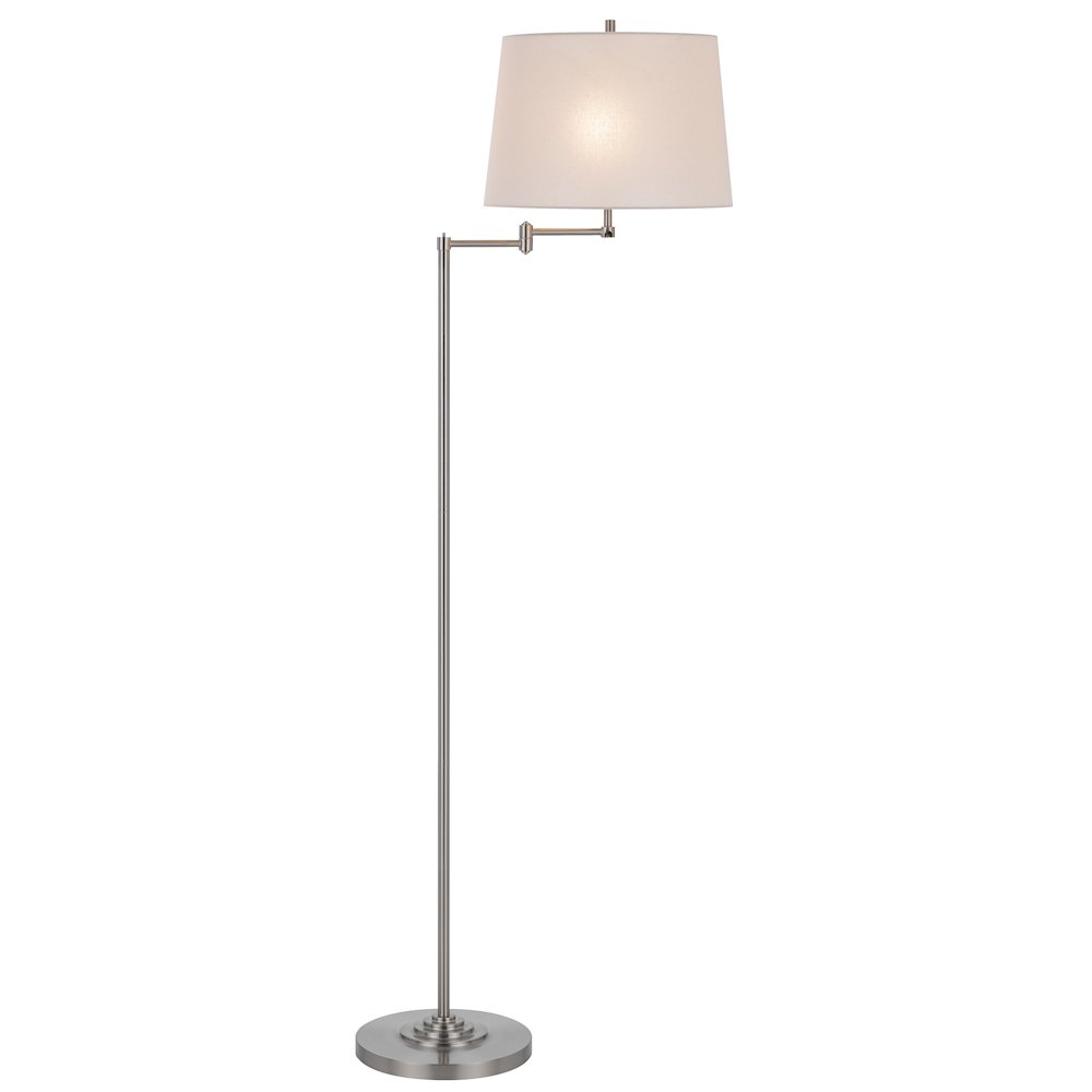 150W 3 way Colton double swing arm floor lamp. Picture 1