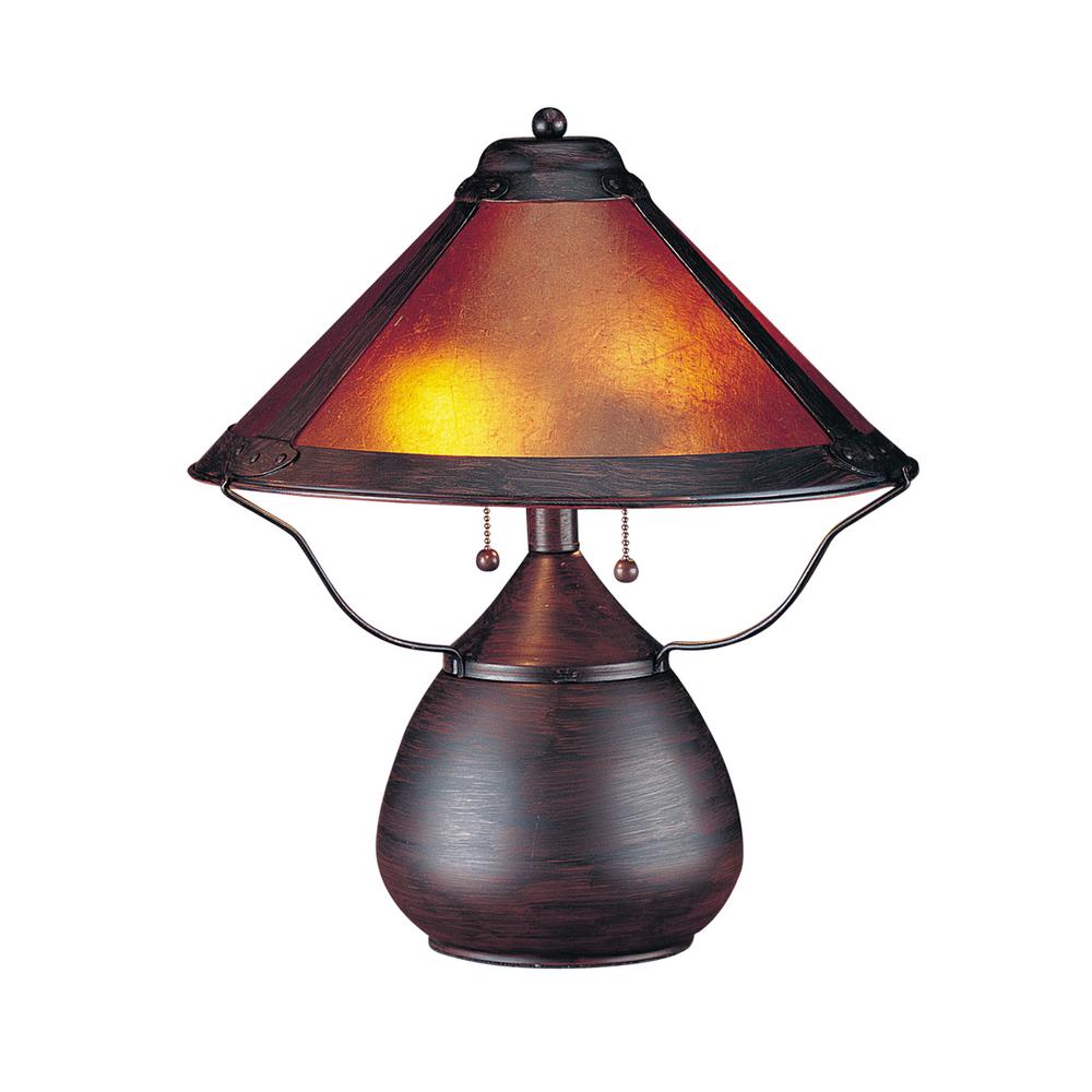 40W X 2 Mica Table Lamp. Picture 1