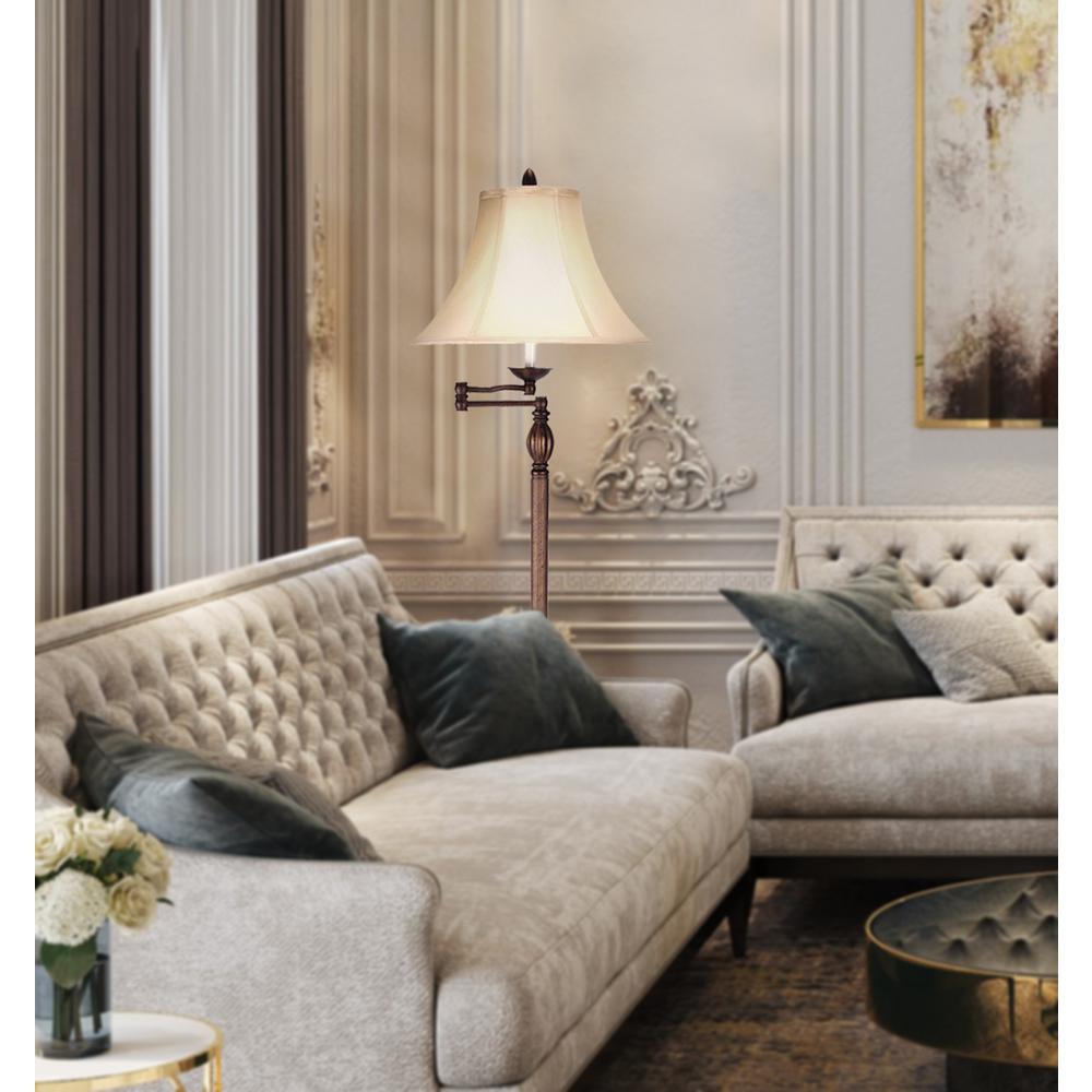 150W 3 Way Swing Arm Floor Lamp. Picture 2