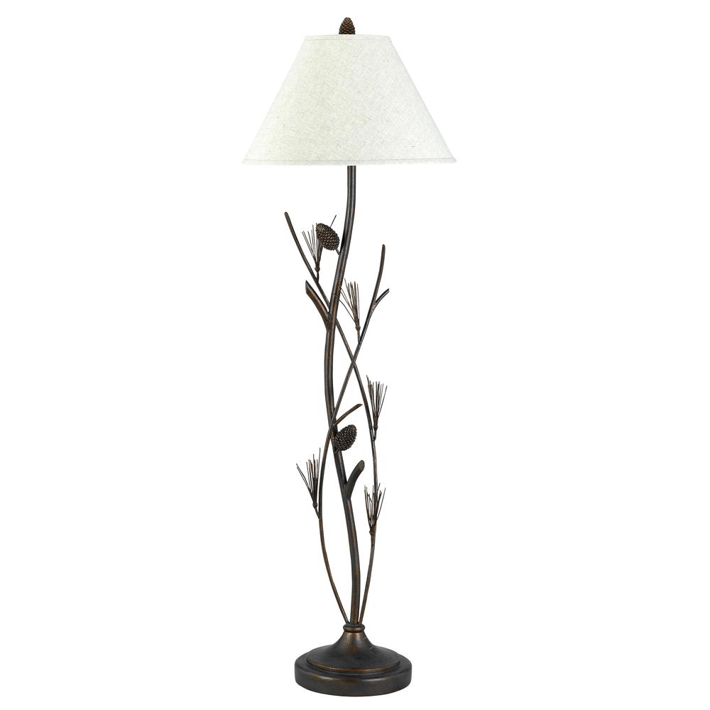 150W 3Way Pine Twig Iron Fl Lp. Picture 1